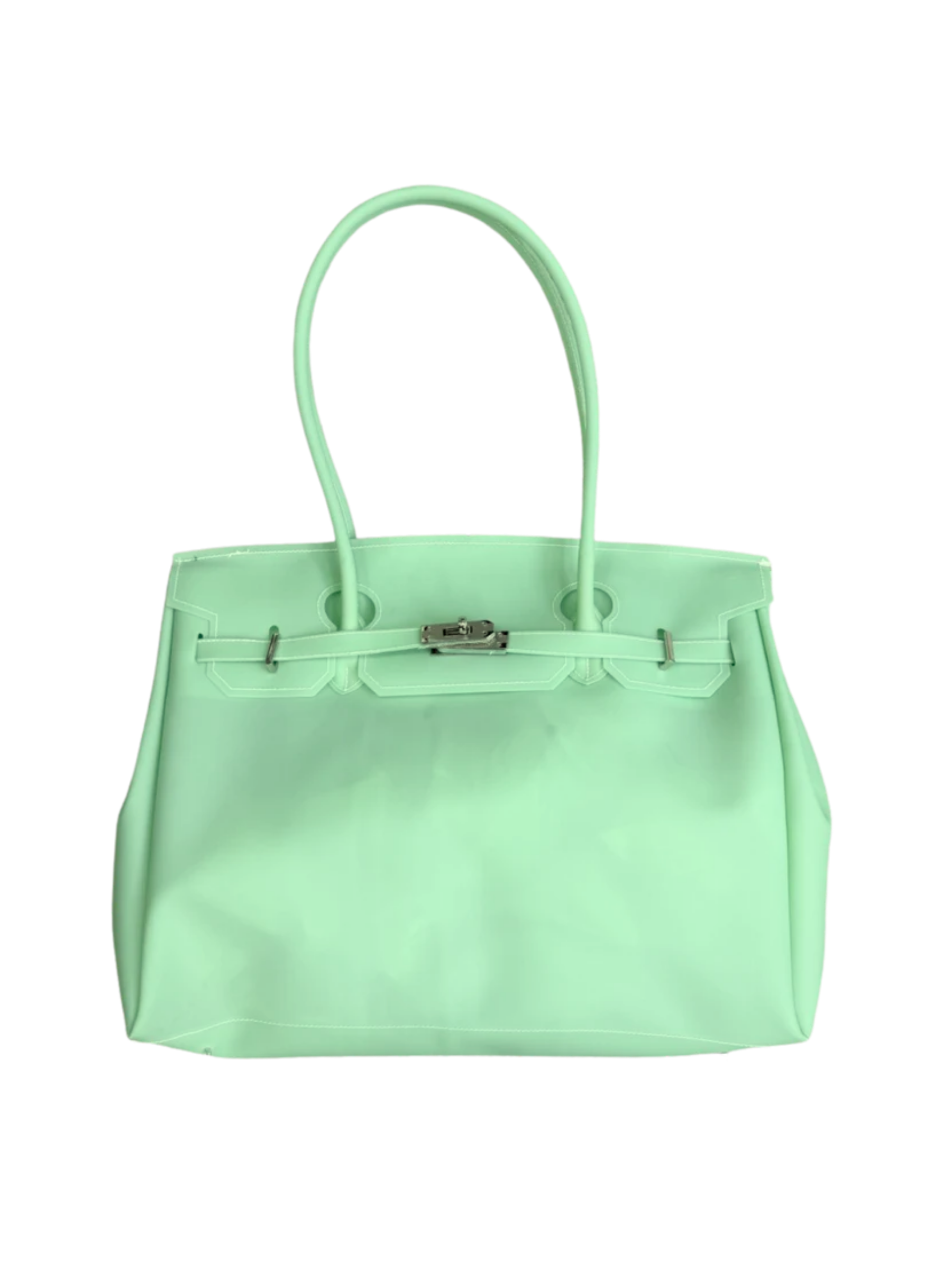 Mint Jelly Firkin 40 Bag | Oversized Jelly Tote – Hug Me Hug Me