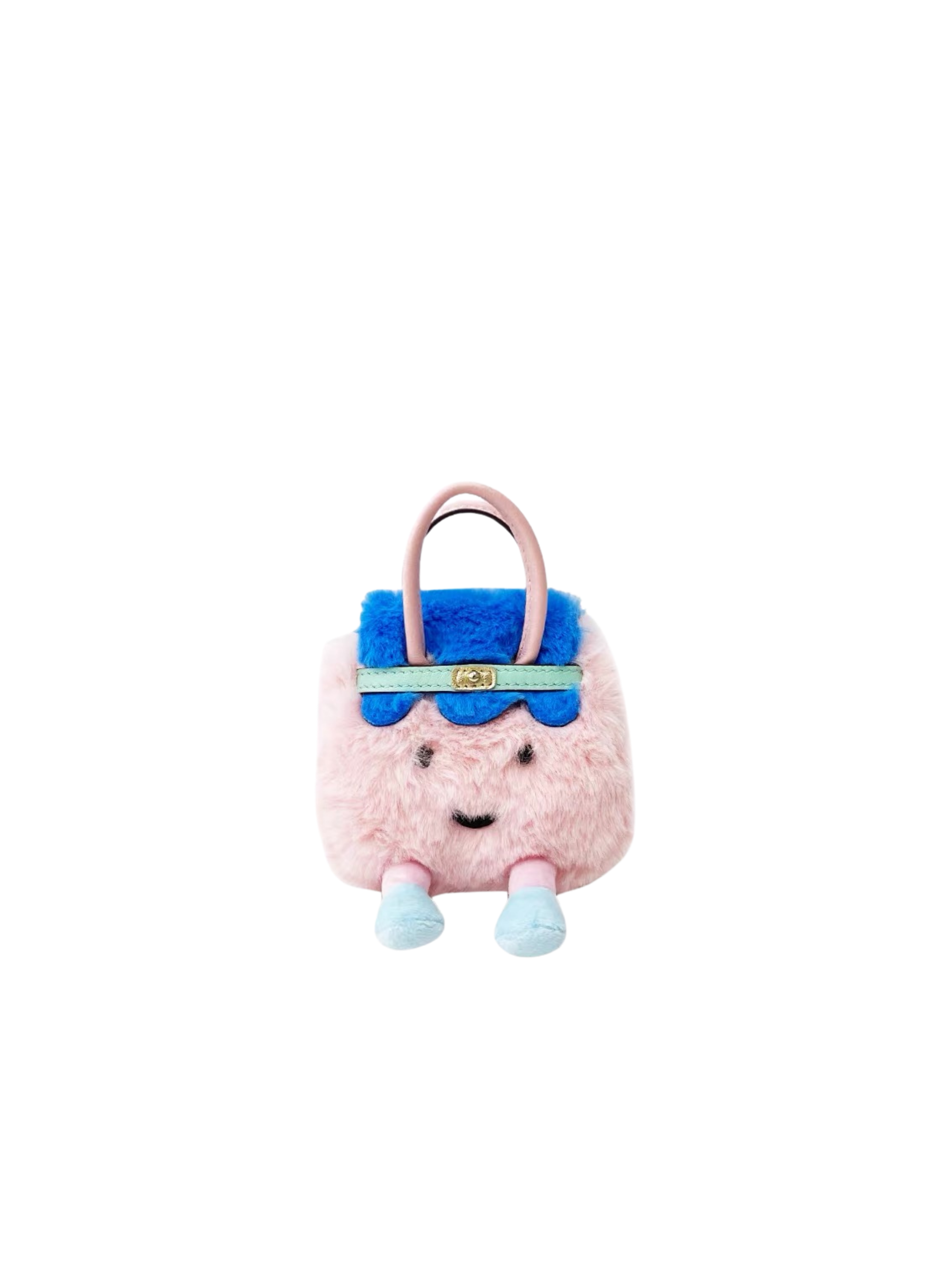 Jellykin 10 Pink Leather Mini Coin Pouch - Front