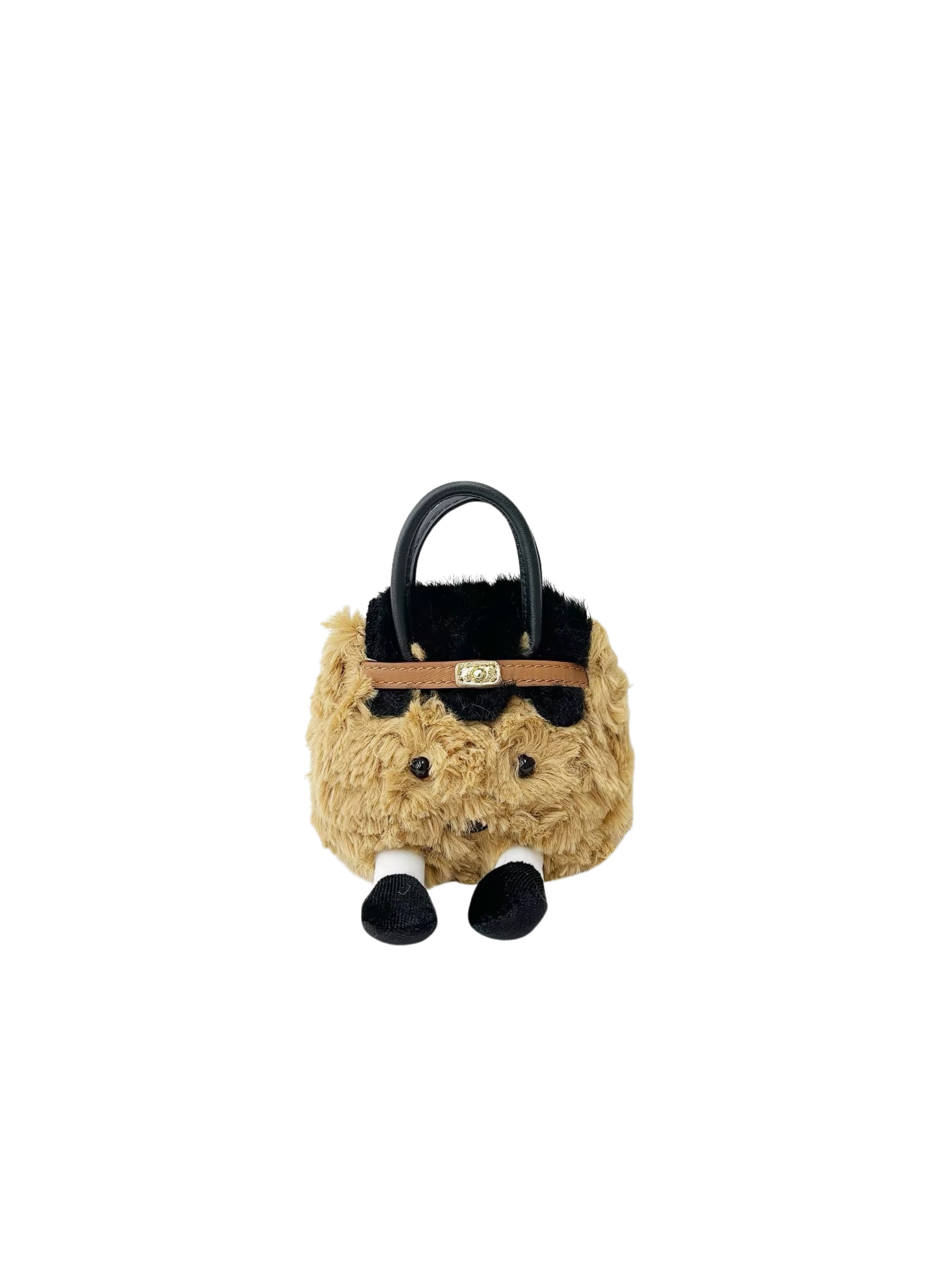Jellykin 10 Brown Leather Mini Coin Pouch - Front