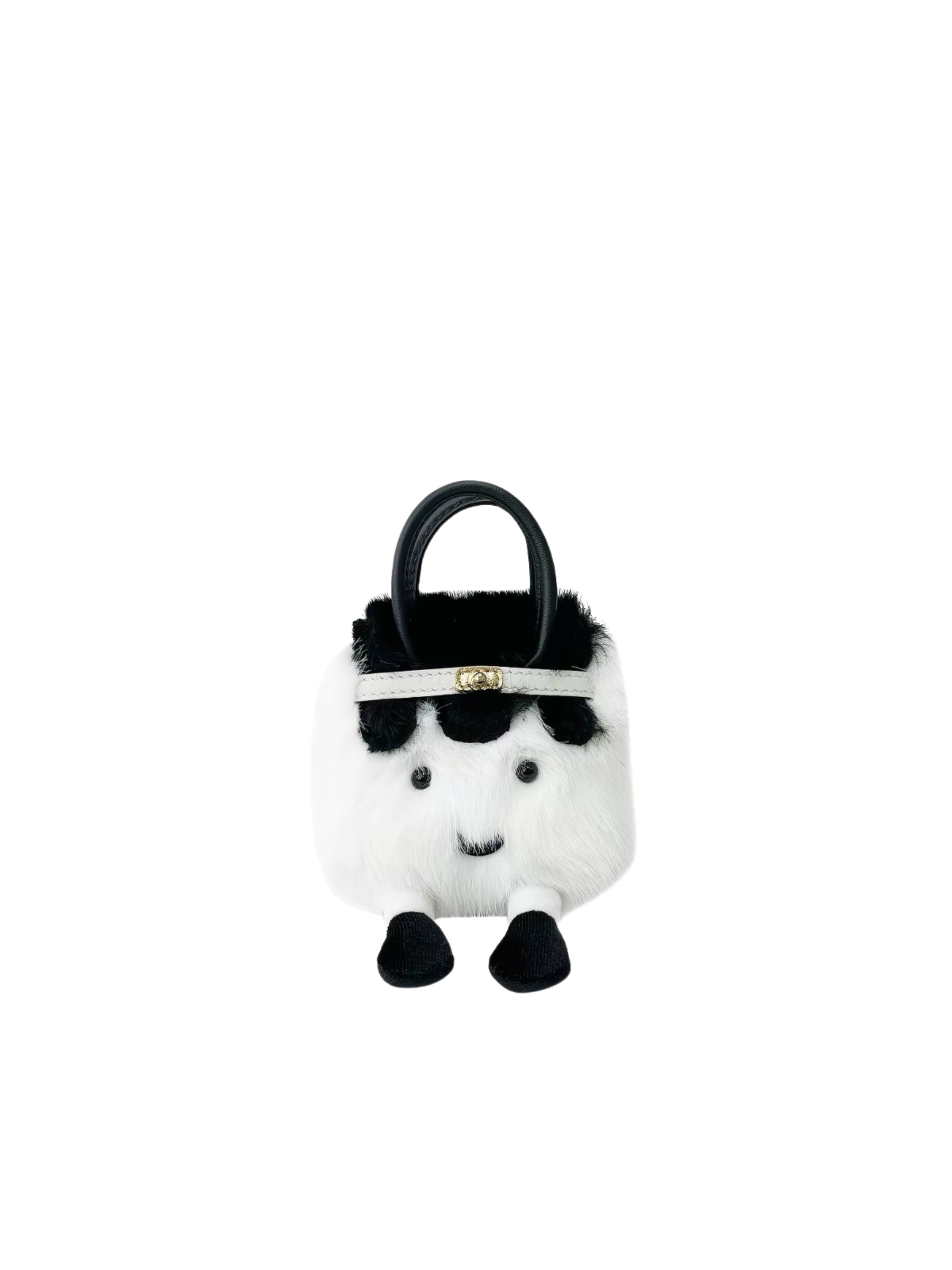 Jellykin 10 Black Leather Mini Coin Pouch - Front