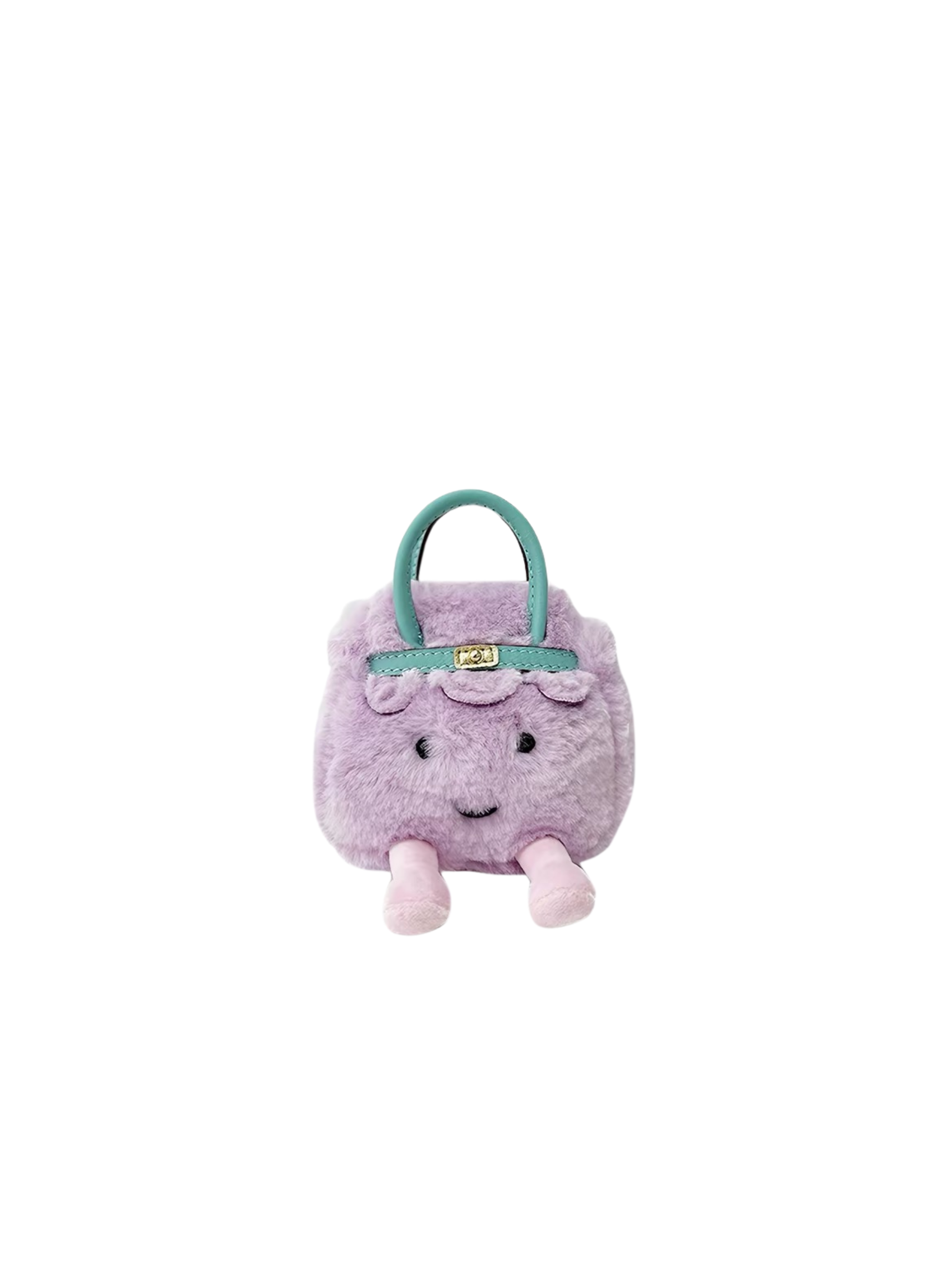 Jellykin 10 Purple Leather Mini Coin Pouch - Front