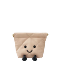 Jellykin 18 Leather Shopping Bag in Champagne — Front View