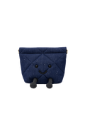 Jellykin 18 Denim Shopping Bag in Blueberry — Front View