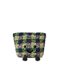 Jellykin 18 Plaid Shopping Bag in Avocado — Front View