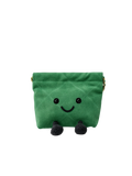 Jellykin 18 Suede Shopping Bag in Cucumber — Front View