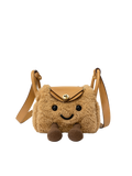 Jellykin 18 Faux Fur Supple Bag in Cookie — Front View