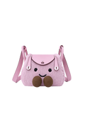Jellykin 18 Faux Fur Supple Bag in Ube — Front View