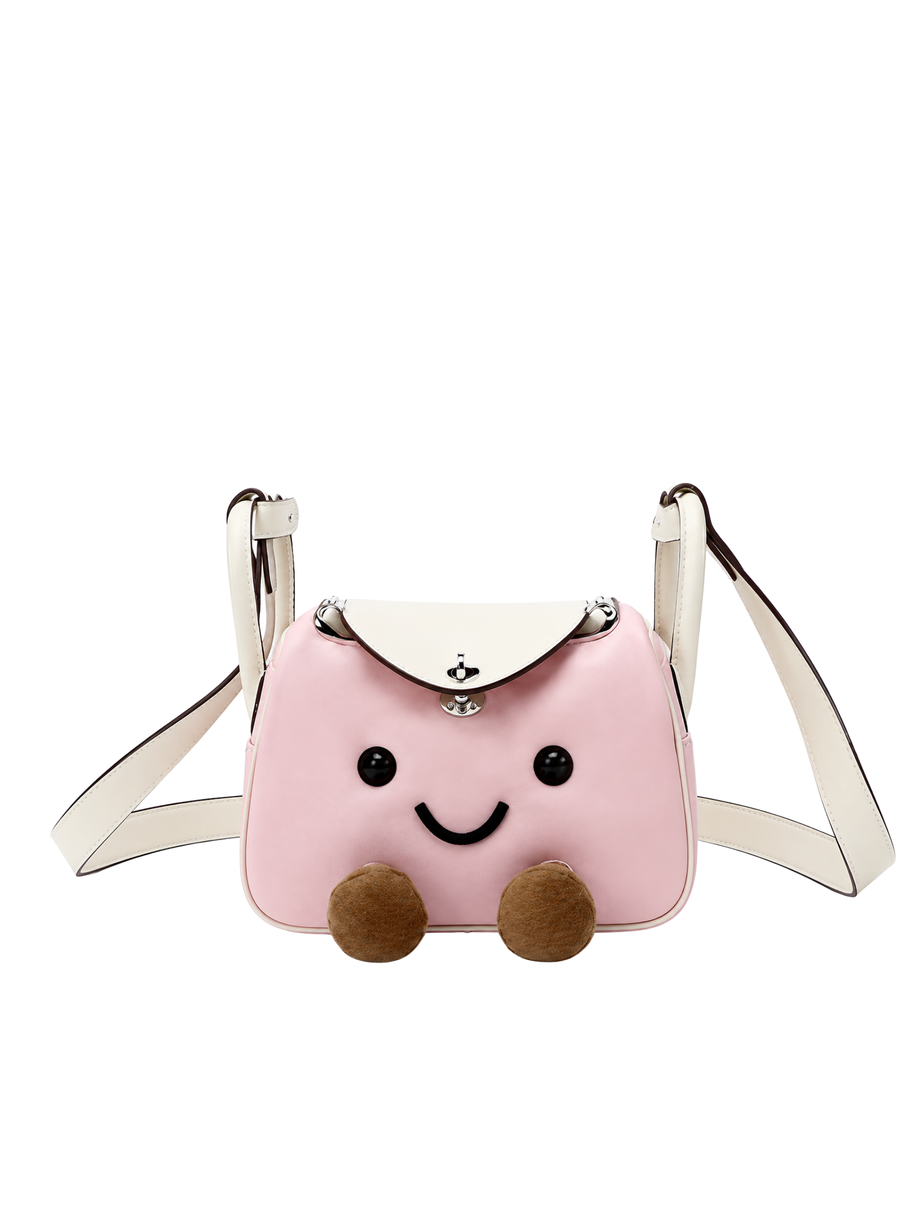 Jellykin 18 Lamb Leather Supple Bag in Candy — Front View