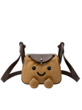Jellykin 18 Lamb Leather Supple Bag in Cookie — Front View