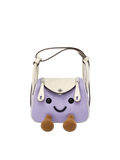 Jellykin 18 Lamb Leather Supple Bag in Ube — Front View