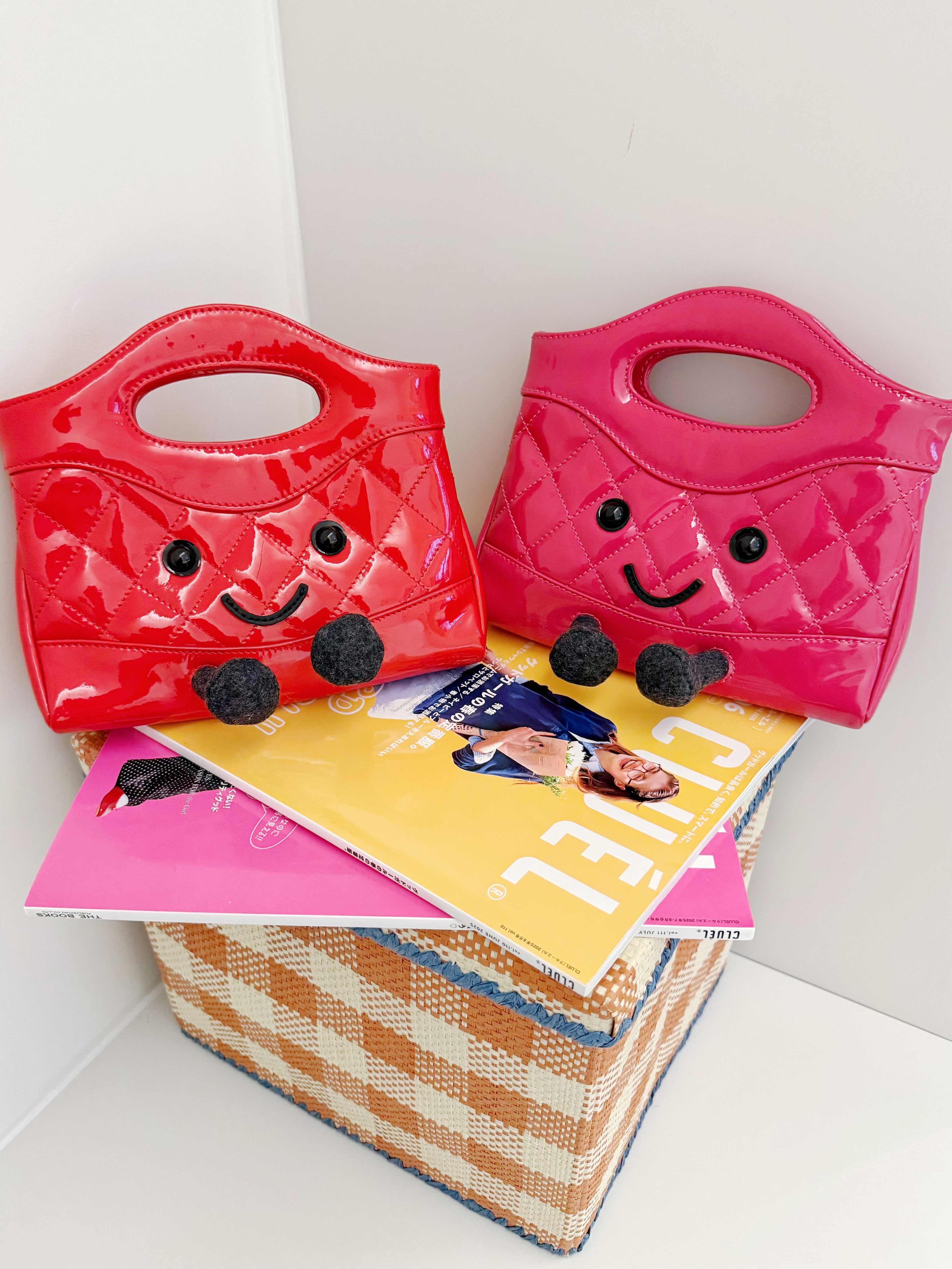 Jellykin Pink Patent Leather Quilted Tote Bag - Detail 3