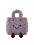 Jellykin 22 Faux Fur Lady Bag in Ube, front view