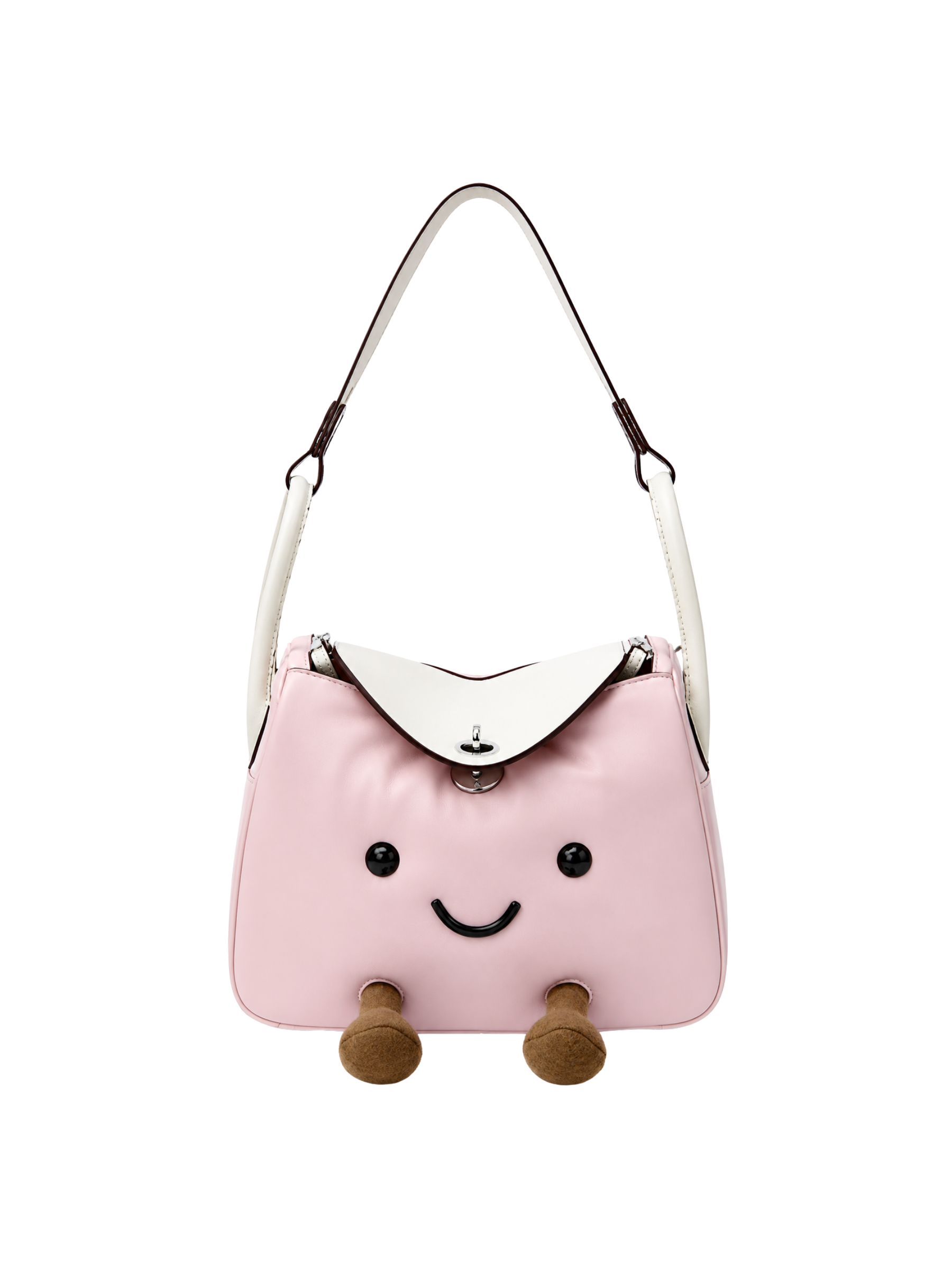 Jellykin 25 Lamb Leather Supple Bag in Candy — Front View