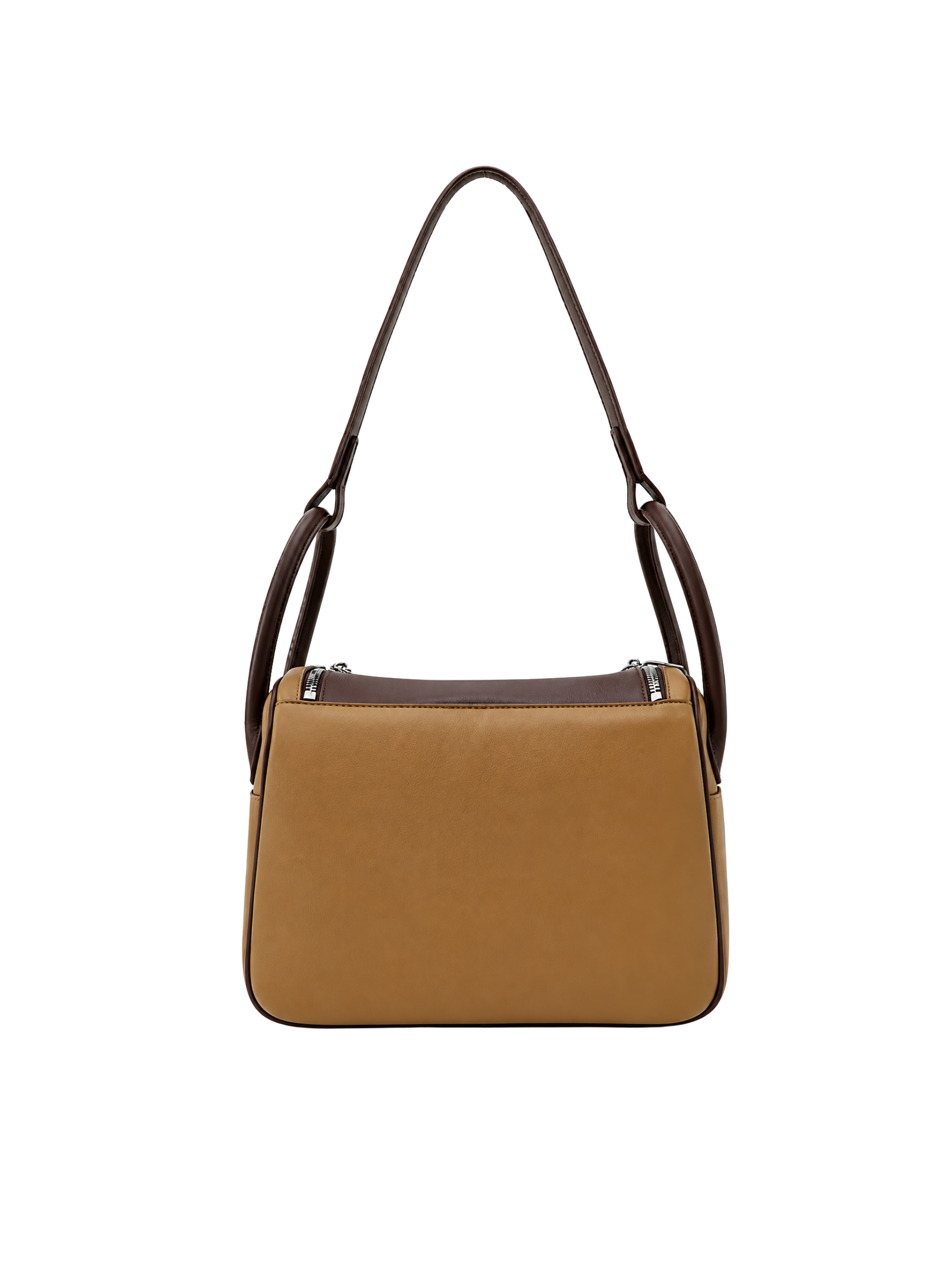 Jellykin 25 Lamb Leather Supple Bag in Cookie — Back View