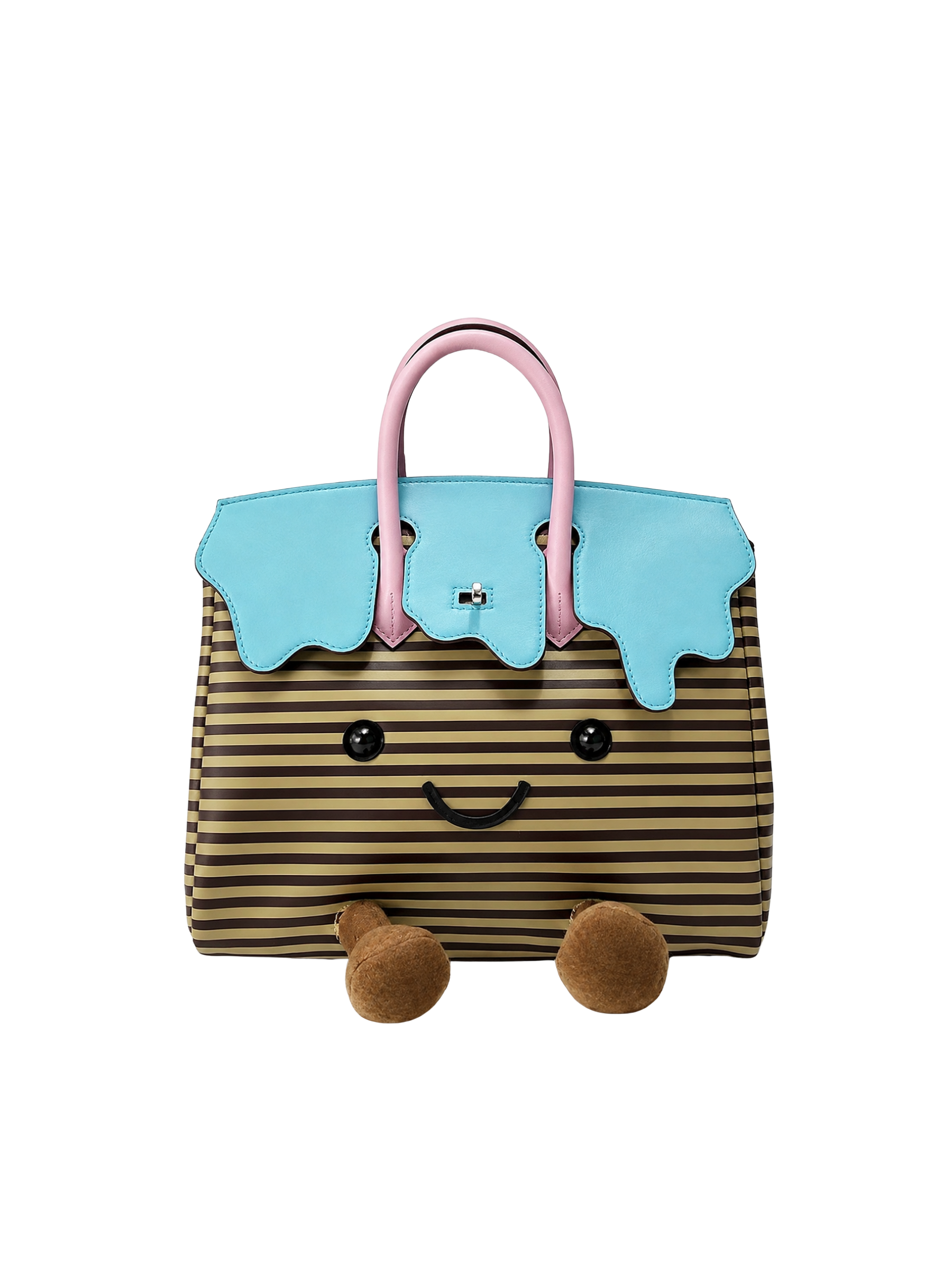 Jellykin 25 Calf Leather Bag in Caramel — Front
