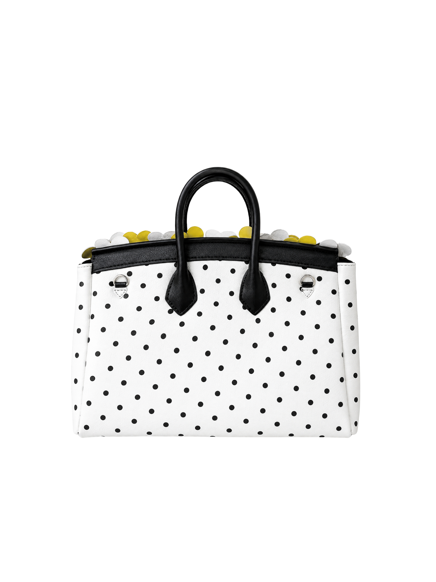 Jellykin 25 Yellow Leather Bag - Back