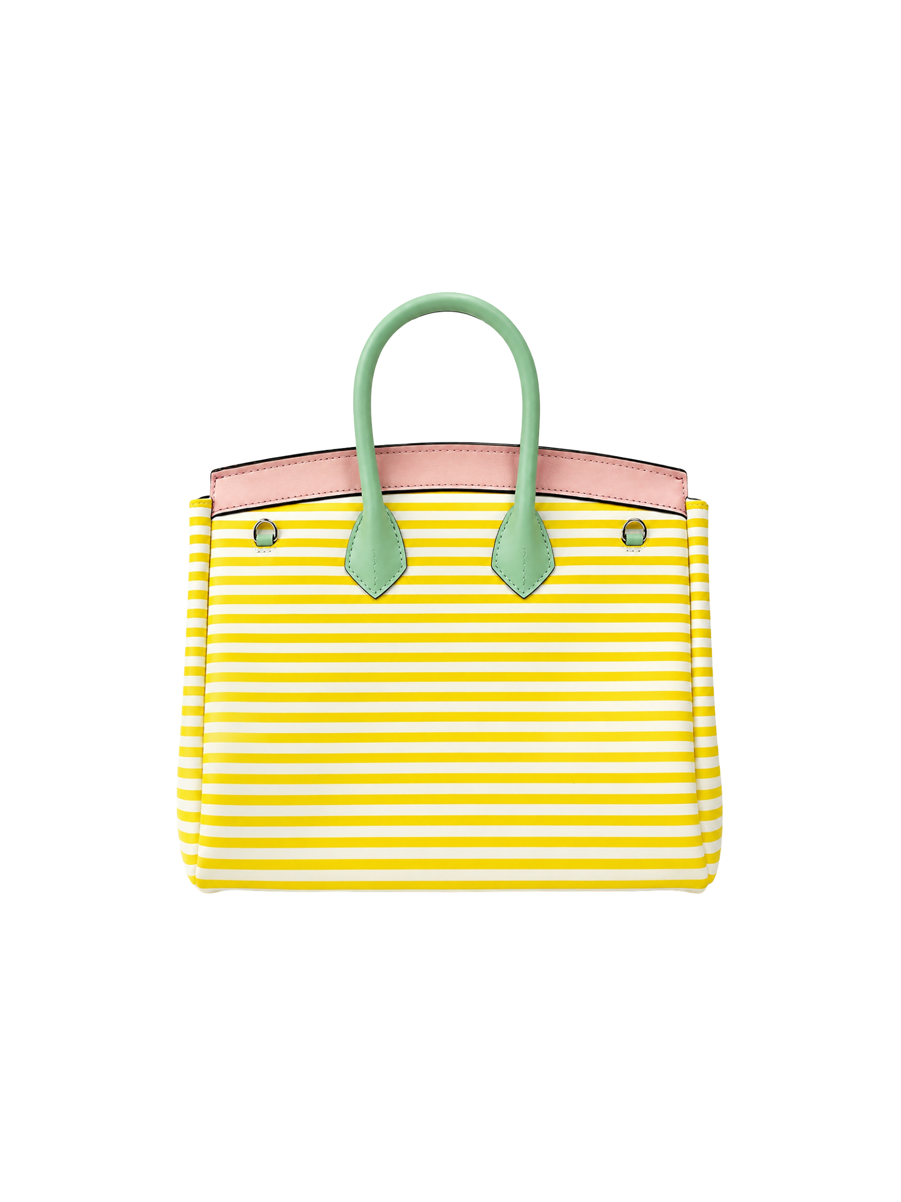 Jellykin 25 Calf Leather Bag in Icing — Back