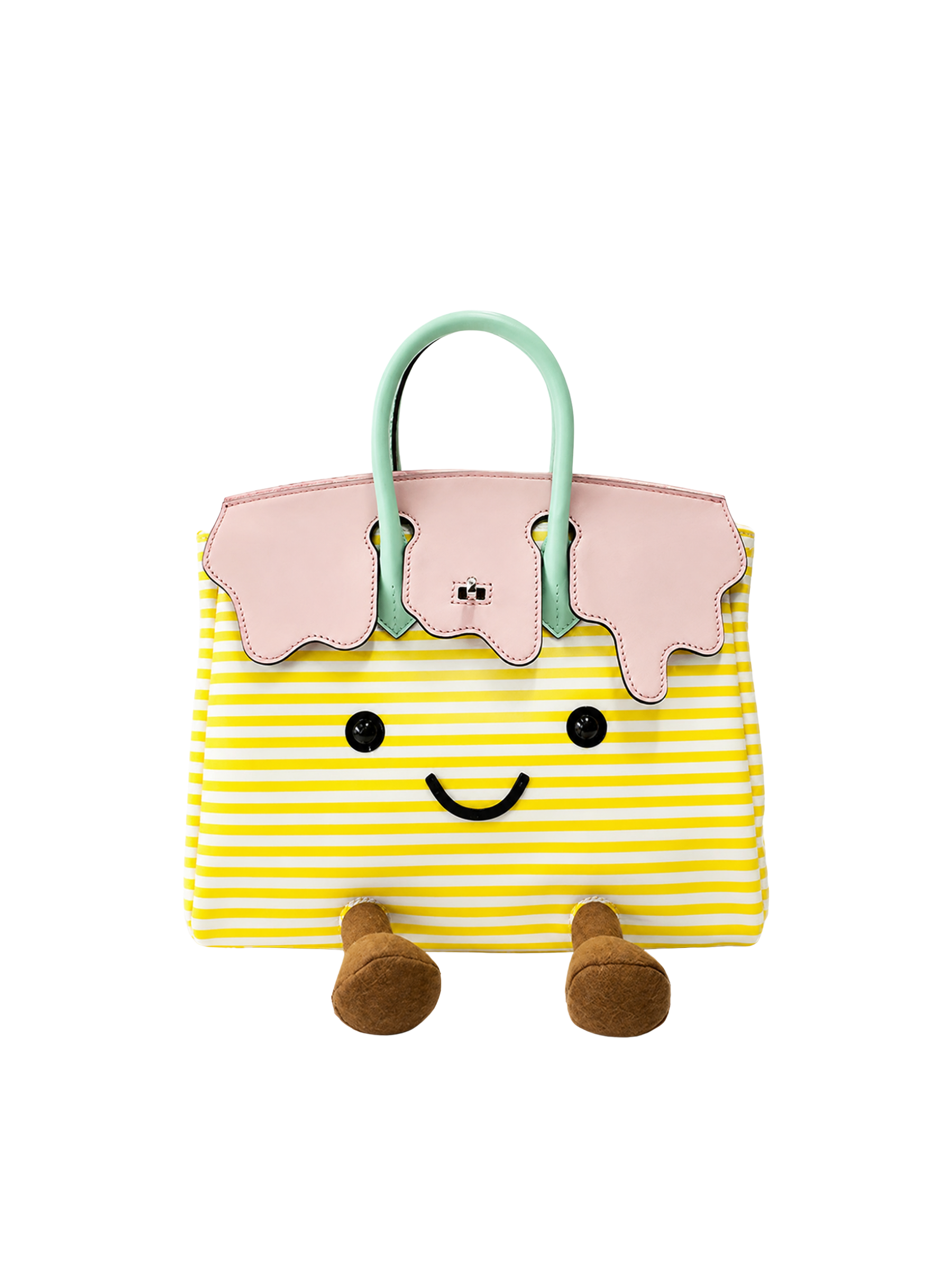 Jellykin 25 Calf Leather Bag in Icing — Front