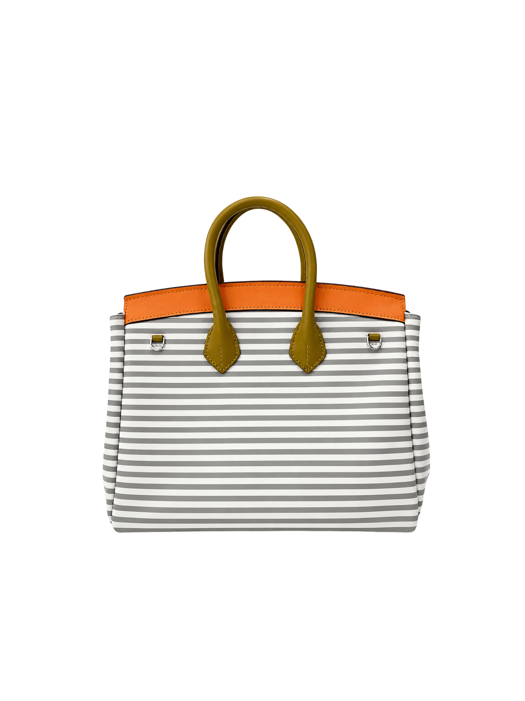 Jellykin 25 Calf Leather Bag in Orange Jam — Back