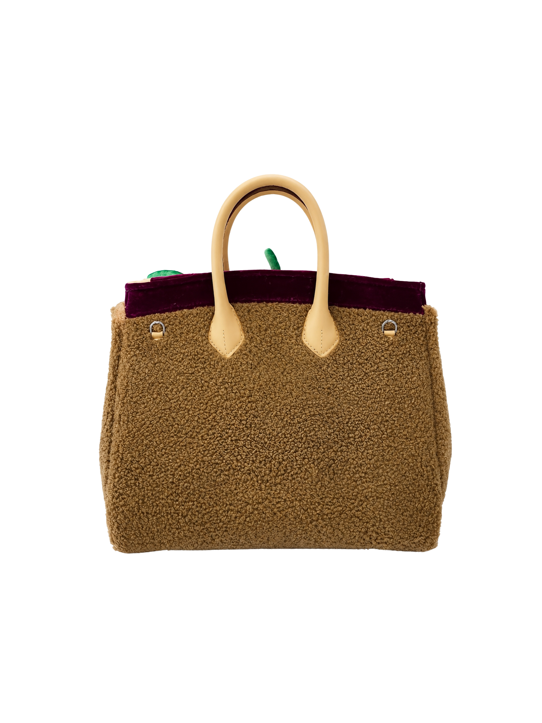 Jellykin 25 Calf Leather Bag in Berry Cake — Back