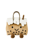 Jellykin 25 Velvet Calf Leather-Trim in Boba Tea — Front