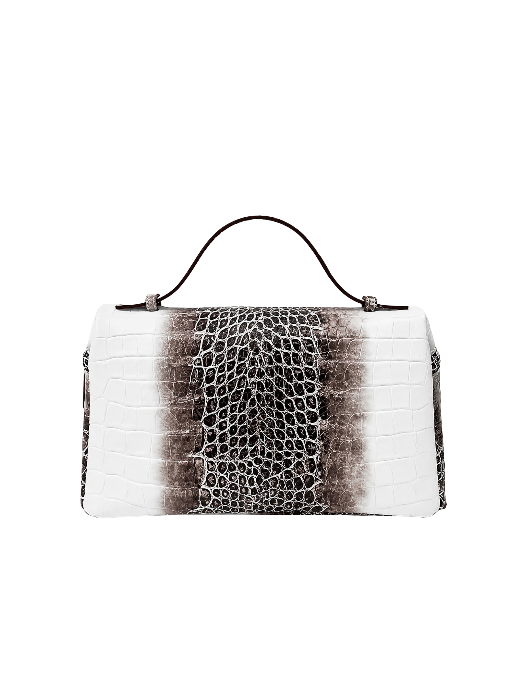Jellykin 28 Calf Leather Slim Vanity Bag in Himalaya — Back