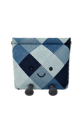 Jellykin 30 Denim Shopping Bag in Diamond Denim — Front View