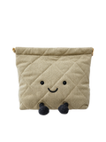 Jellykin 30 Denim Shopping Bag in Tahini — Front View