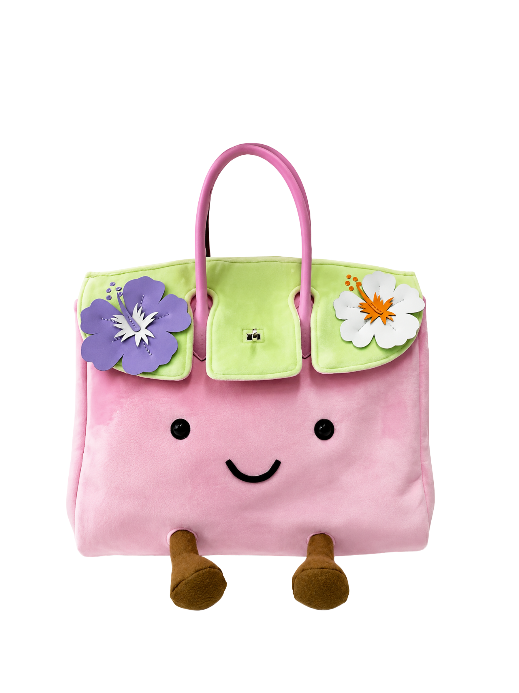 Jellykin 30 Velvet Calf Leather-Trim Bag in Hibiscus — Front