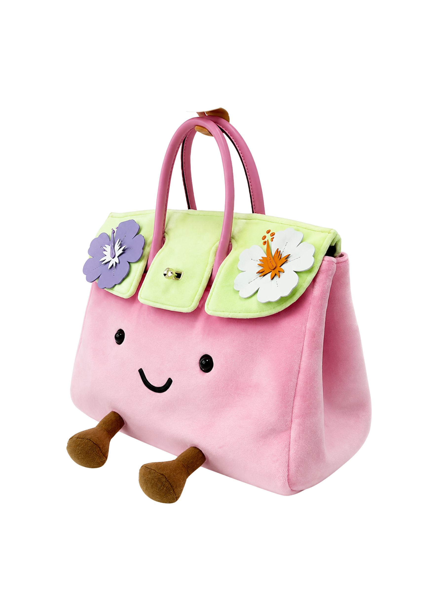 Jellykin 30 Velvet Calf Leather-Trim Bag in Hibiscus — Side