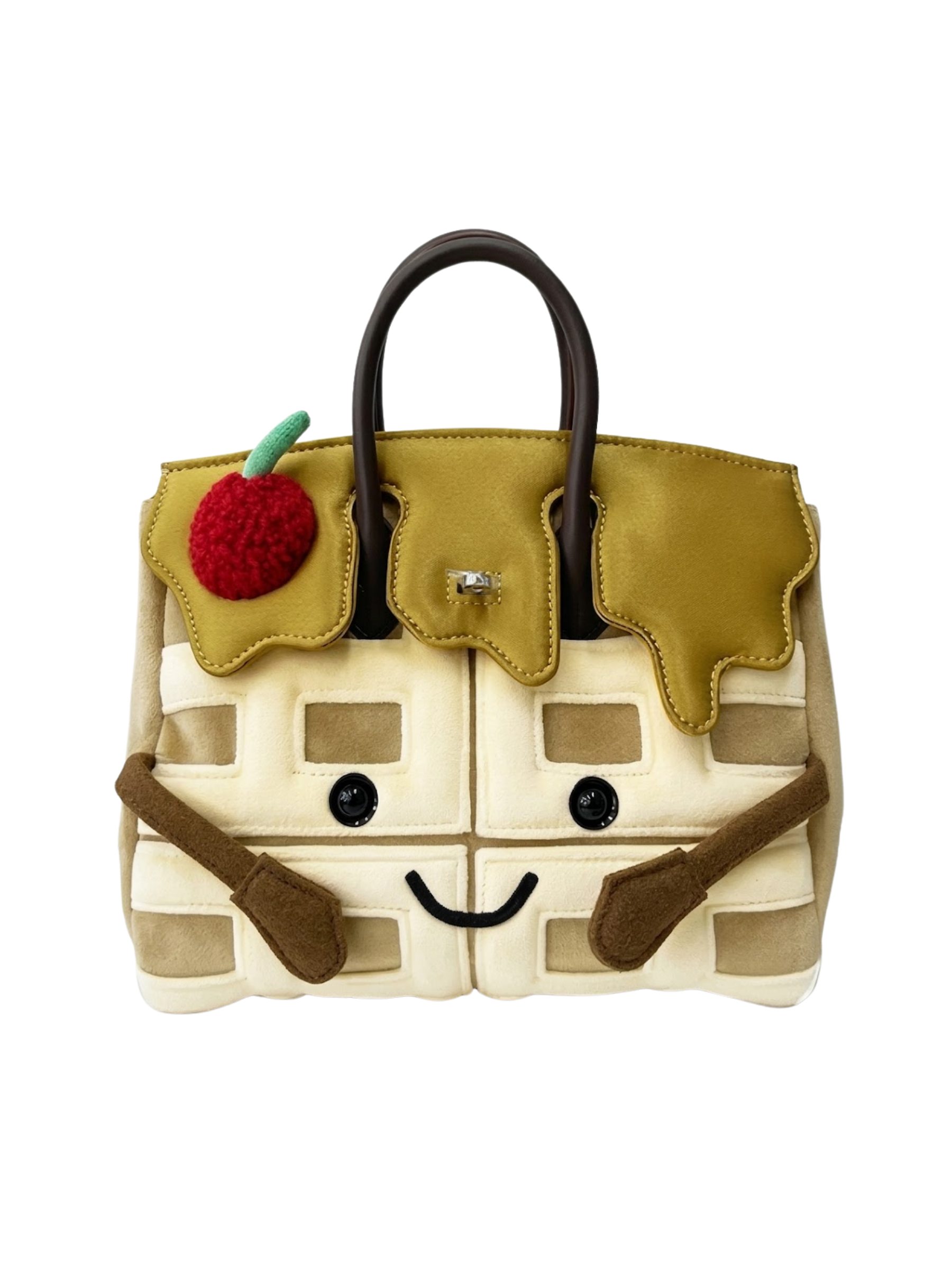 Jellykin 36 Red Silk Leather Bag - Front