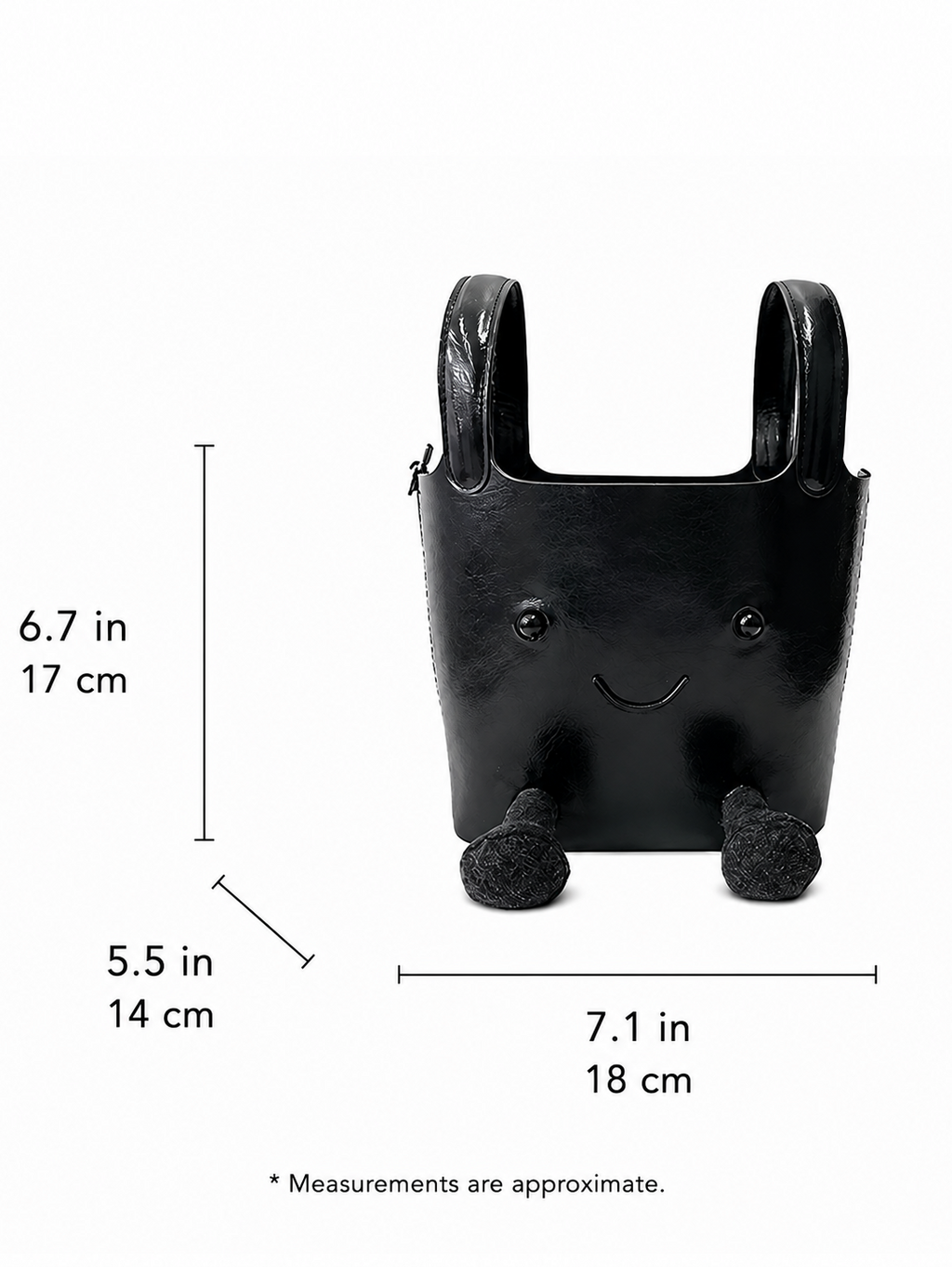Jellykin Leather Bucket Bag