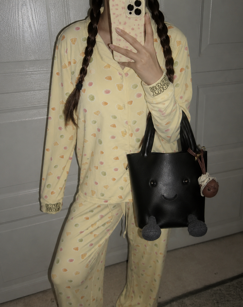 Jellykin Leather Bucket Bag
