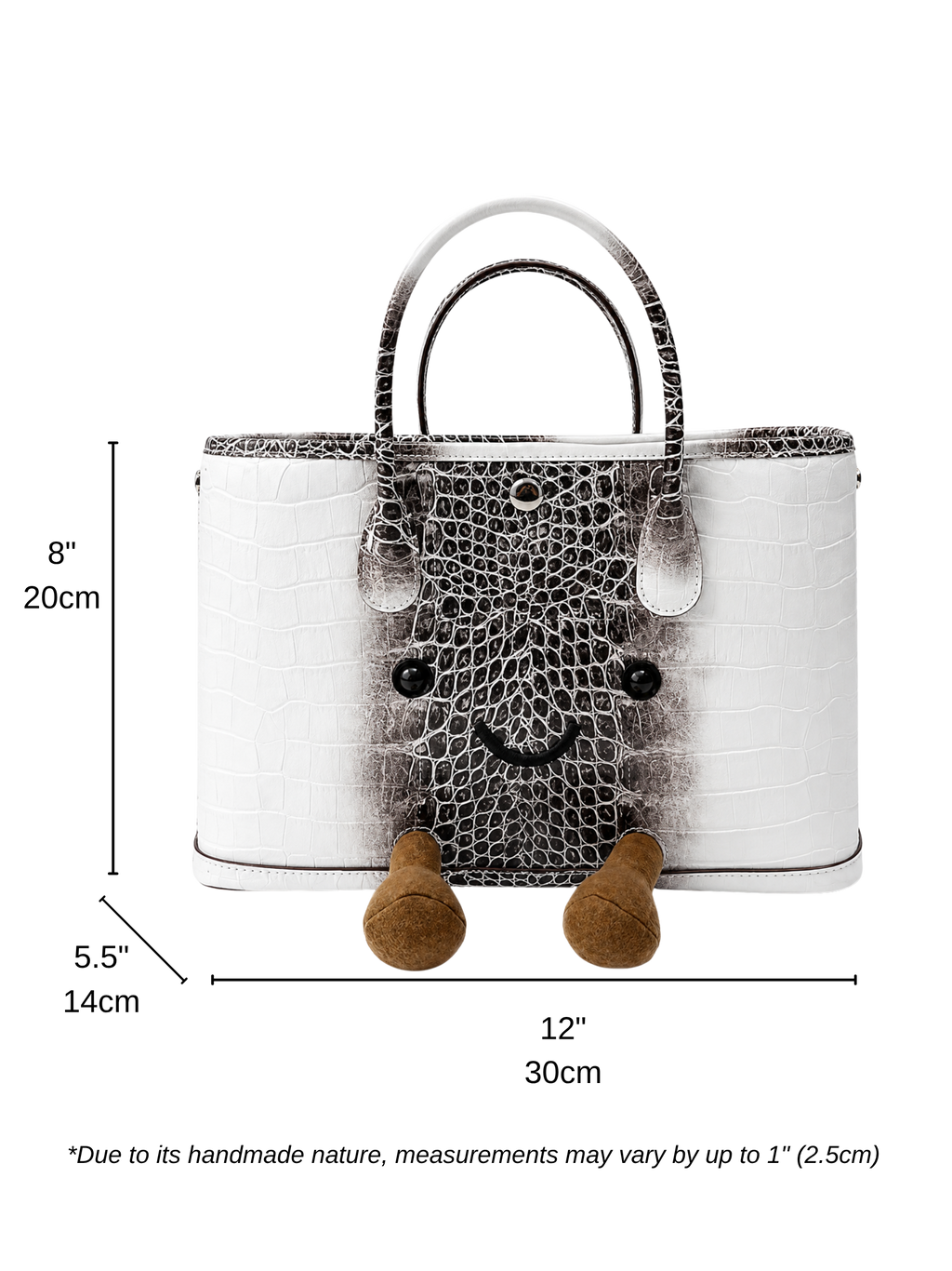 Jellykin Croc Leather Tote Bag