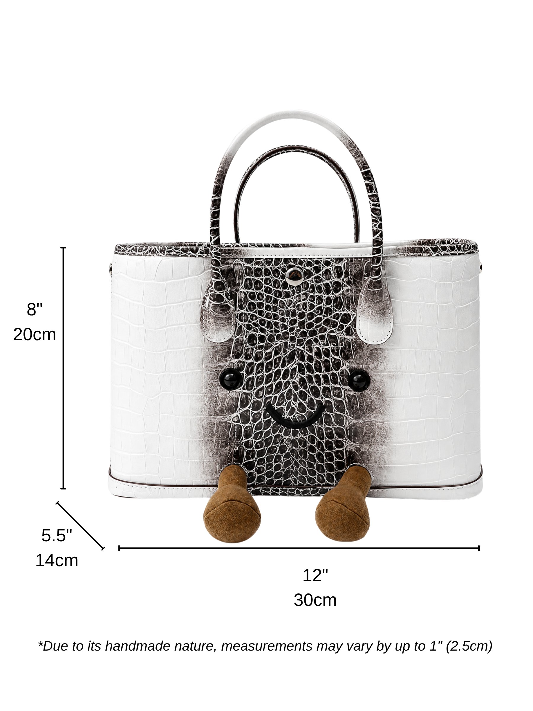 Jellykin Croc Leather Tote Bag
