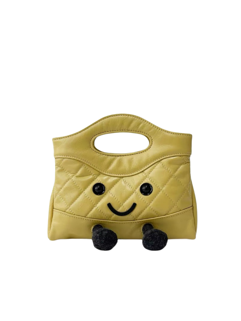 Leather Quilted Tote Bag