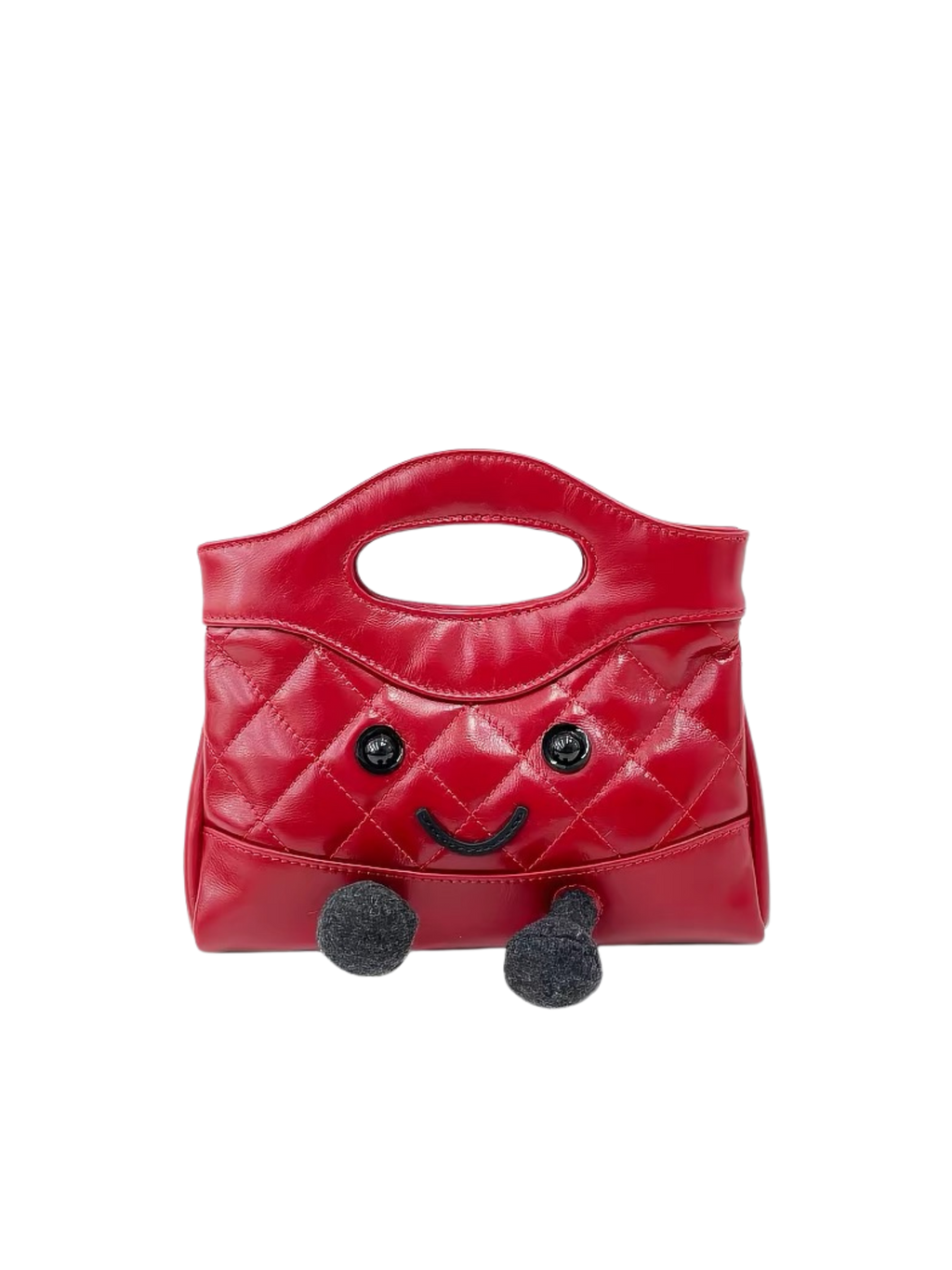 Leather Quilted Tote Bag