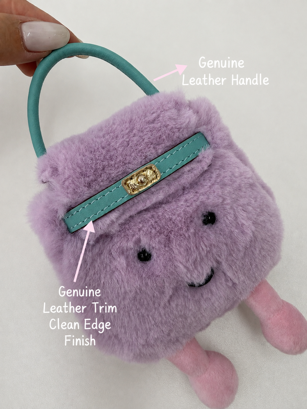 Mini Jellykin Leather-Trim Coin Pouch