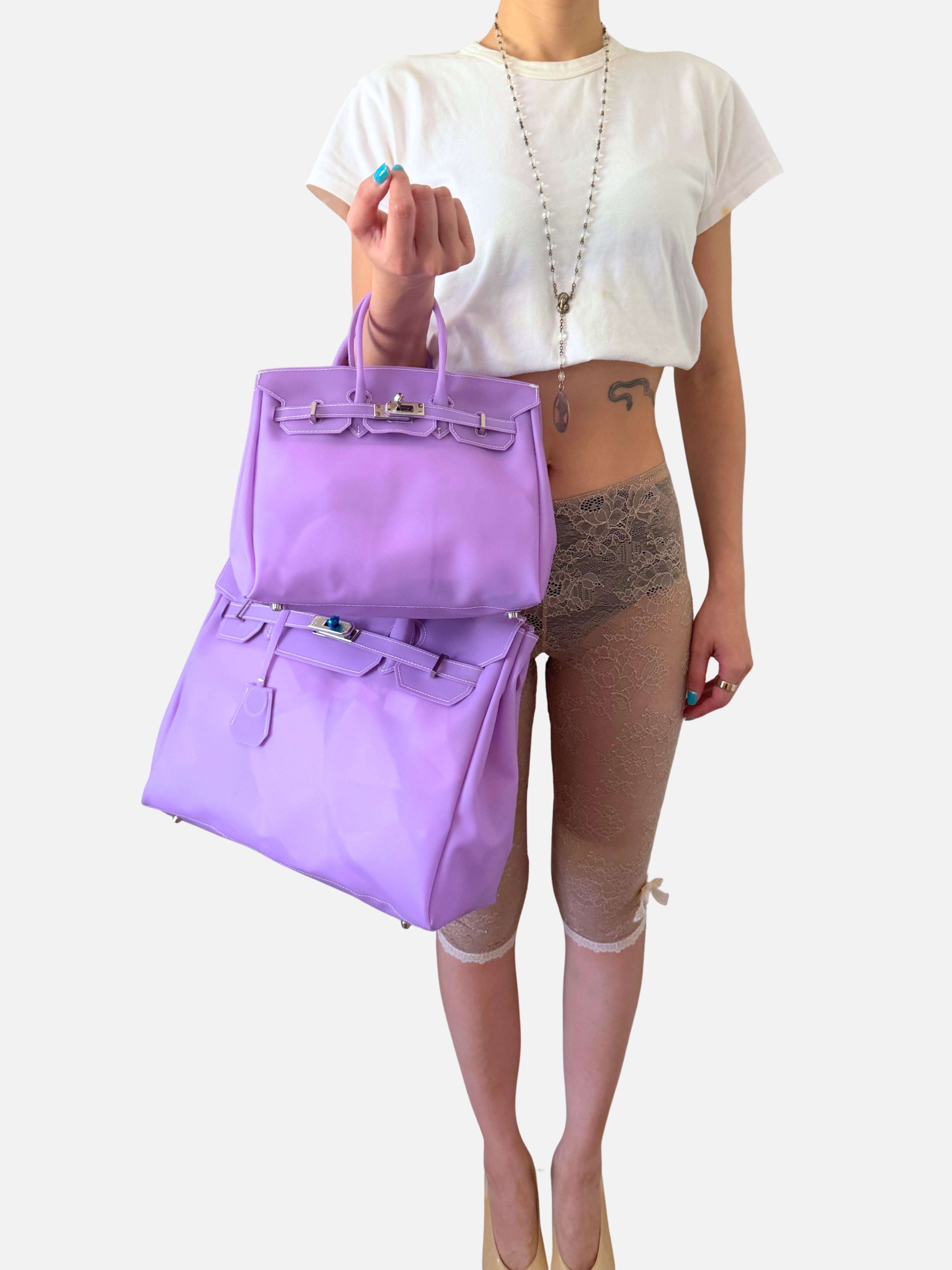 Jelly Firkin 40 Purple PVC Bag - Model 1