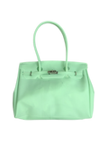 Jelly Firkin 40 Green PVC Bag - Front