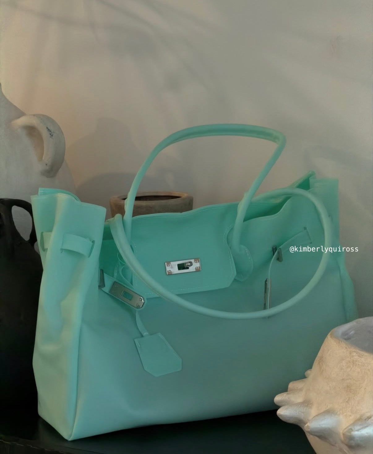 Jelly Firkin 40 Blue PVC Bag - Customer Photo 1