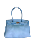 Jelly Firkin 40 Light Blue PVC Bag - Front