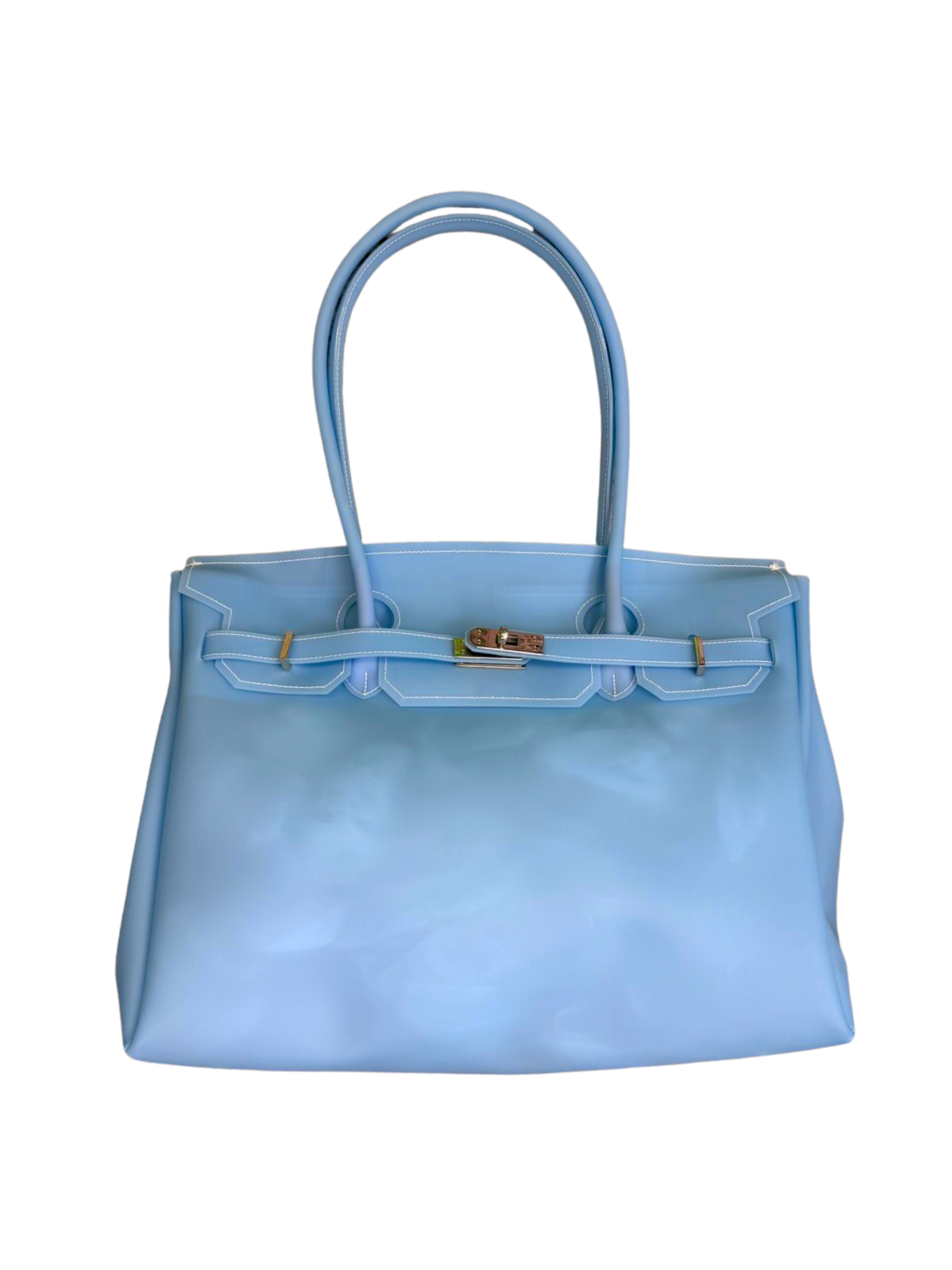 Jelly Firkin 40 Light Blue PVC Bag - Front