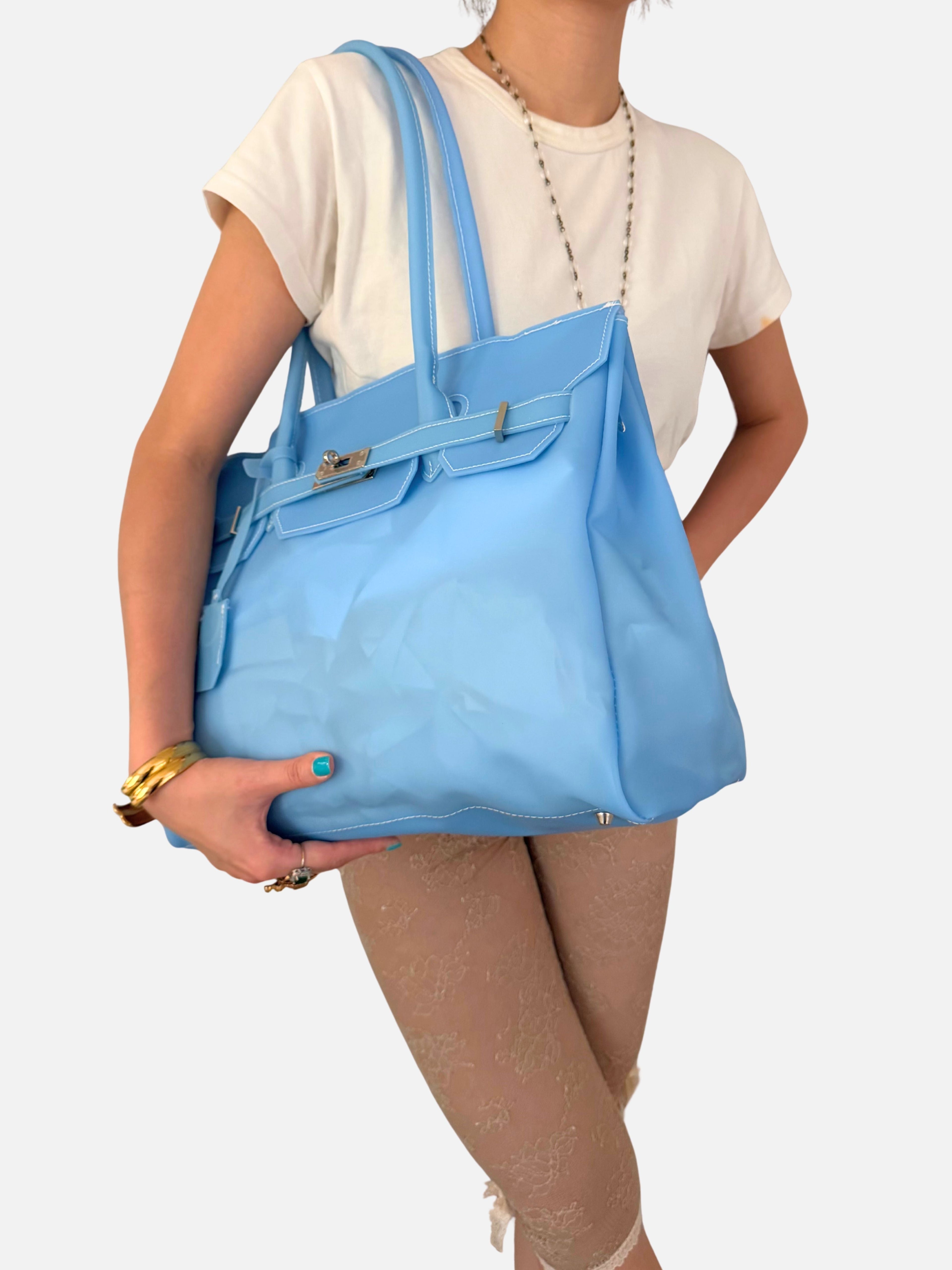 Jelly Firkin 40 Light Blue PVC Bag - Model 2