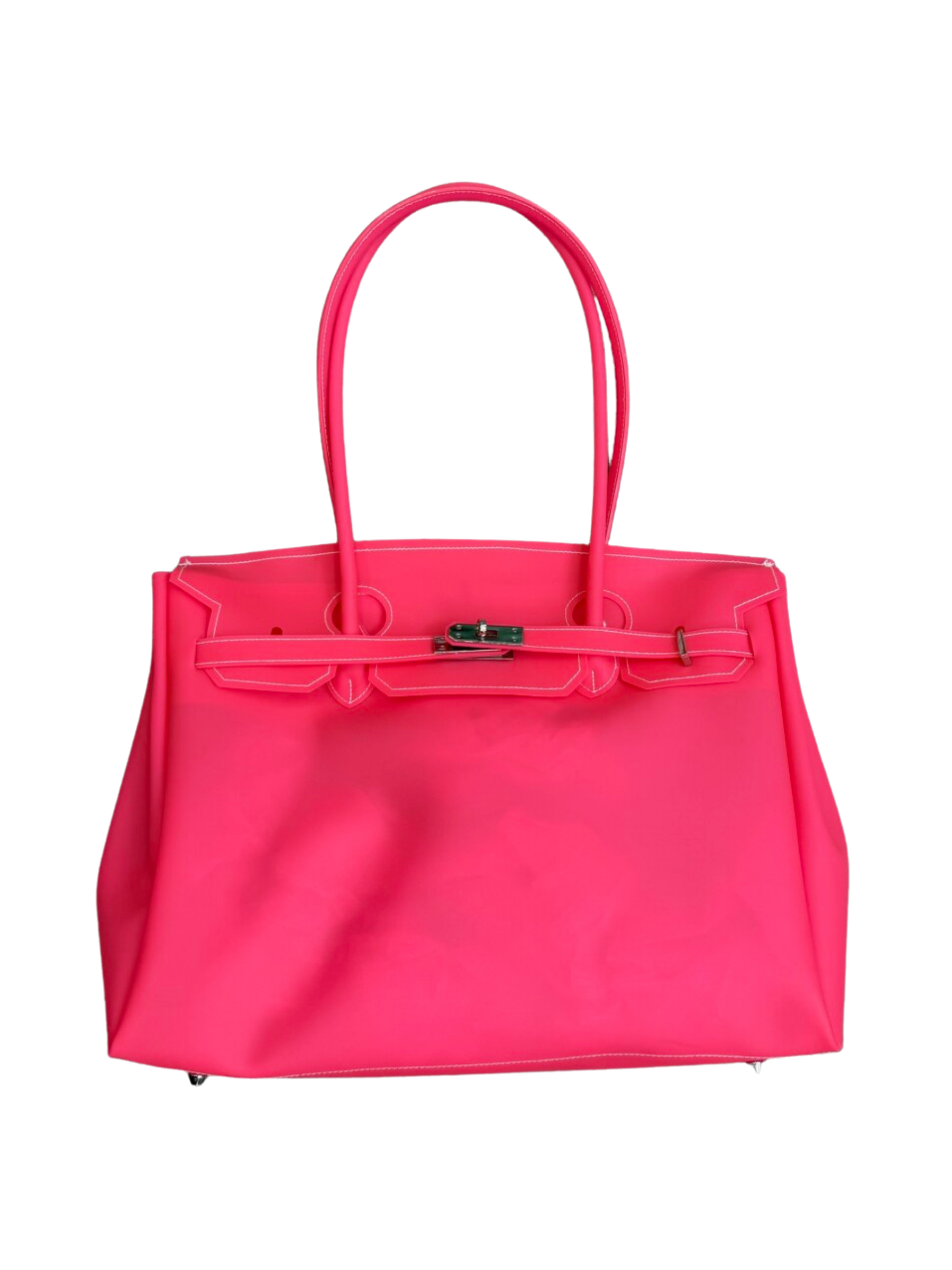 Jelly Firkin 40 Pink PVC Bag - Front