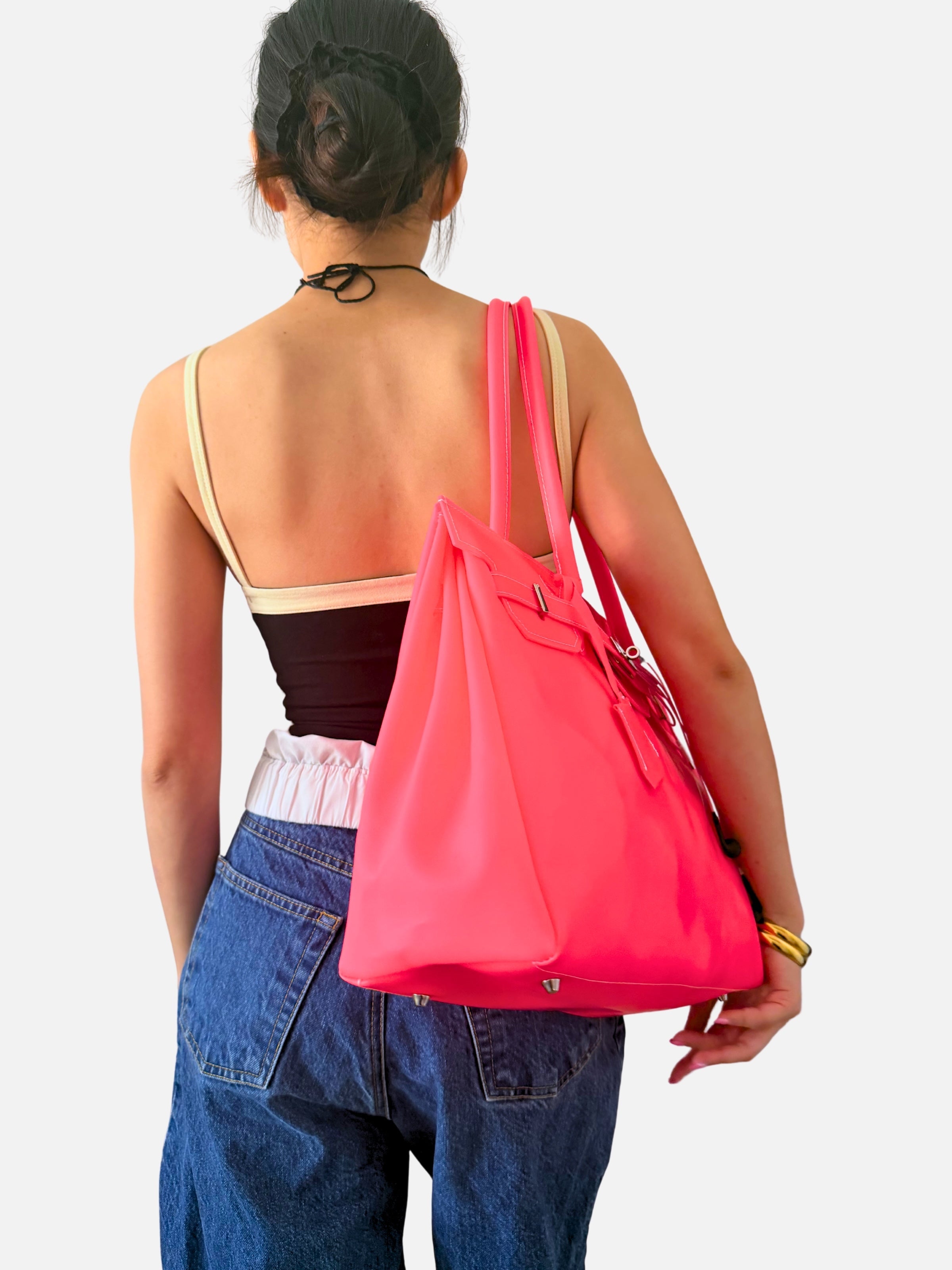 Jelly Firkin 40 Pink PVC Bag - Model 2