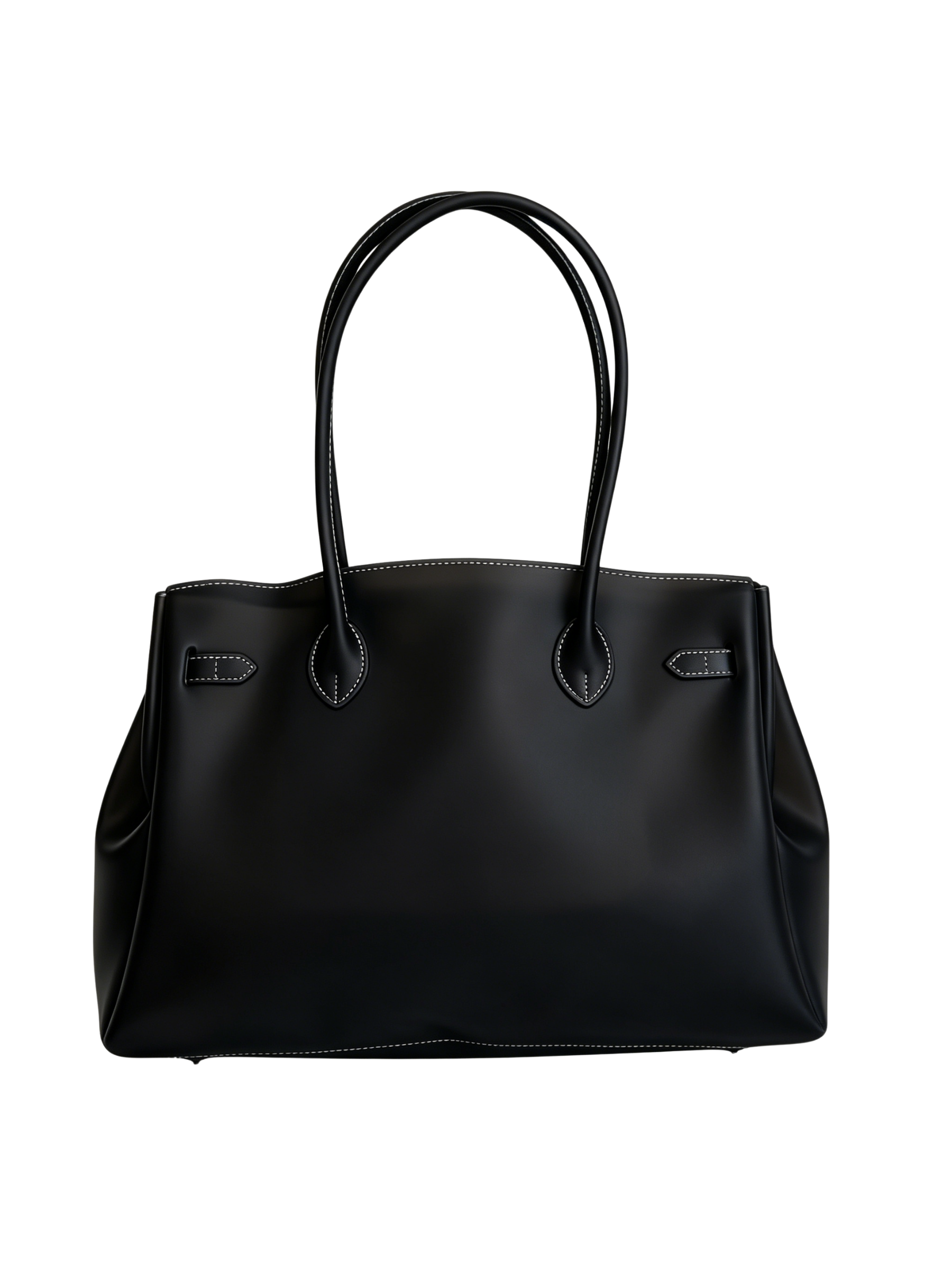 Jelly Firkin 40 Black PVC Bag - Back