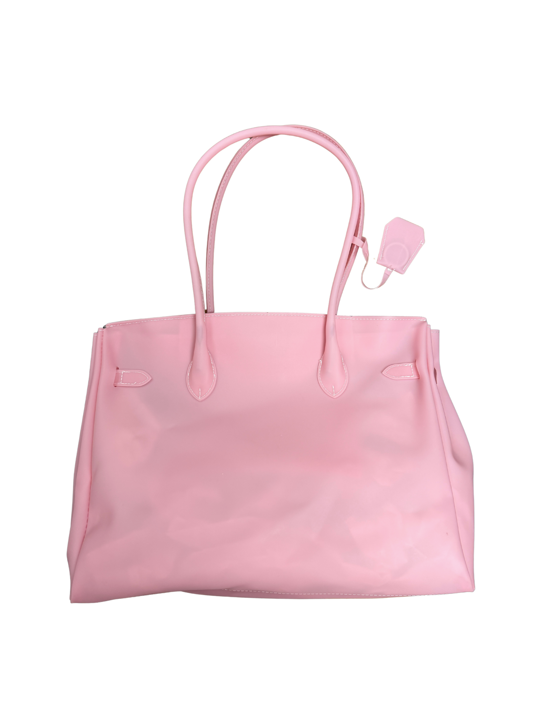 Jelly Firkin 40 Pink PVC Bag - Back