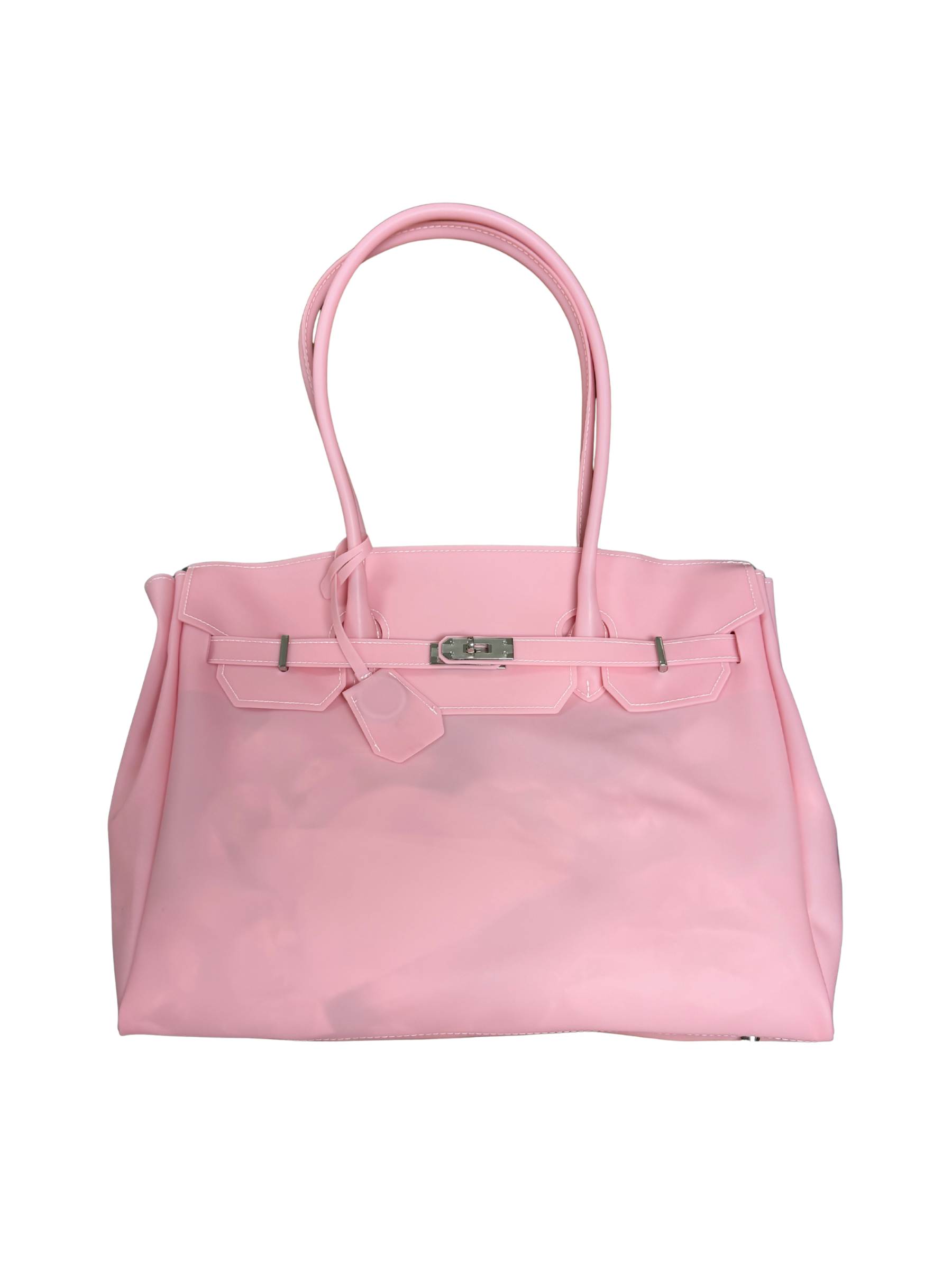 Jelly Firkin 40 Pink PVC Bag - Front