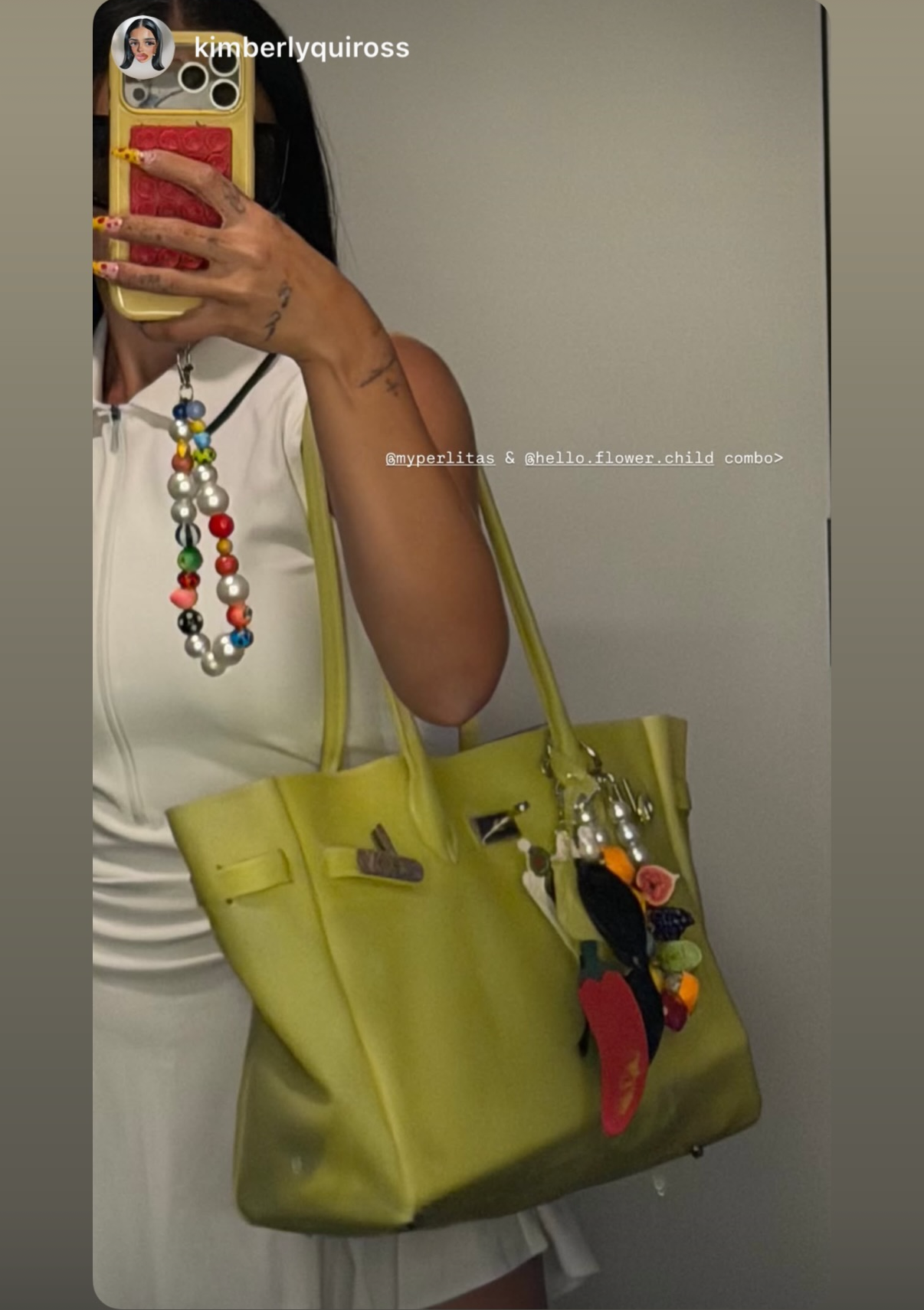Jelly Firkin 40 Yellow PVC Bag - Customer Photo 1